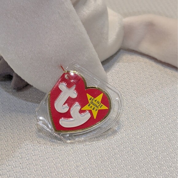 Lot of 2 TY Beanie Baby Birds Quackers Yellow Duck and Kuku White Cockatoo - Picture 10 of 14